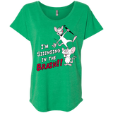 T-Shirts Envy / X-Small Singing In The Brain Triblend Dolman Sleeve