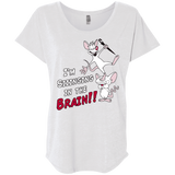 T-Shirts Heather White / X-Small Singing In The Brain Triblend Dolman Sleeve