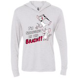 T-Shirts Heather White / X-Small Singing In The Brain Triblend Long Sleeve Hoodie Tee