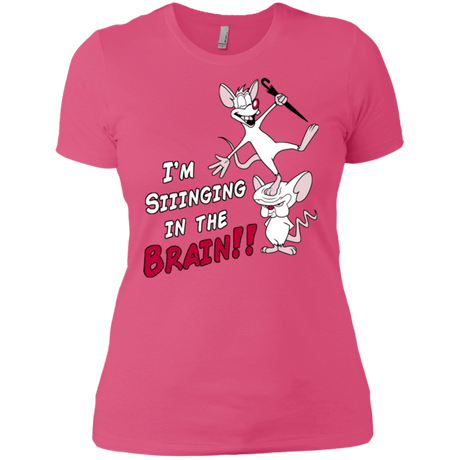T-Shirts Hot Pink / X-Small Singing In The Brain Women's Premium T-Shirt