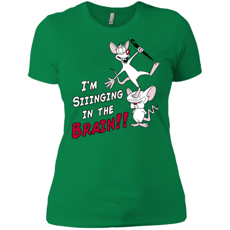 T-Shirts Kelly Green / X-Small Singing In The Brain Women's Premium T-Shirt