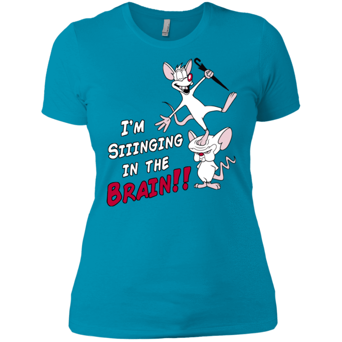 T-Shirts Turquoise / X-Small Singing In The Brain Women's Premium T-Shirt