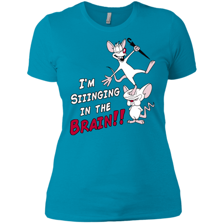 T-Shirts Turquoise / X-Small Singing In The Brain Women's Premium T-Shirt