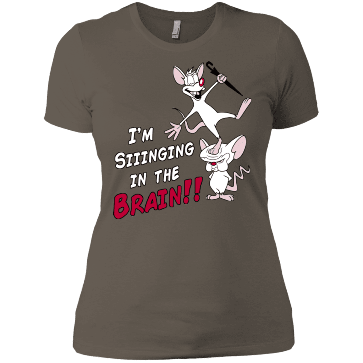 T-Shirts Warm Grey / X-Small Singing In The Brain Women's Premium T-Shirt