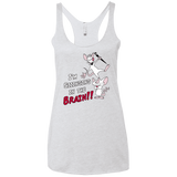 T-Shirts Heather White / X-Small Singing In The Brain Women's Triblend Racerback Tank