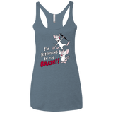 T-Shirts Indigo / X-Small Singing In The Brain Women's Triblend Racerback Tank