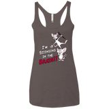 T-Shirts Macchiato / X-Small Singing In The Brain Women's Triblend Racerback Tank