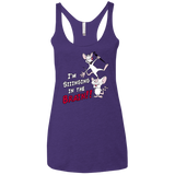 T-Shirts Purple Rush / X-Small Singing In The Brain Women's Triblend Racerback Tank