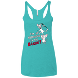 T-Shirts Tahiti Blue / X-Small Singing In The Brain Women's Triblend Racerback Tank