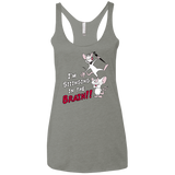 T-Shirts Venetian Grey / X-Small Singing In The Brain Women's Triblend Racerback Tank