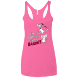 T-Shirts Vintage Pink / X-Small Singing In The Brain Women's Triblend Racerback Tank