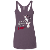 T-Shirts Vintage Purple / X-Small Singing In The Brain Women's Triblend Racerback Tank