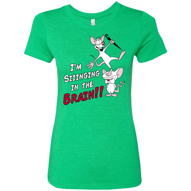 T-Shirts Envy / S Singing In The Brain Women's Triblend T-Shirt