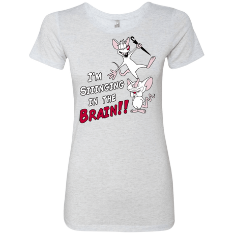 T-Shirts Heather White / S Singing In The Brain Women's Triblend T-Shirt