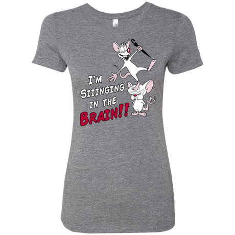 T-Shirts Premium Heather / S Singing In The Brain Women's Triblend T-Shirt
