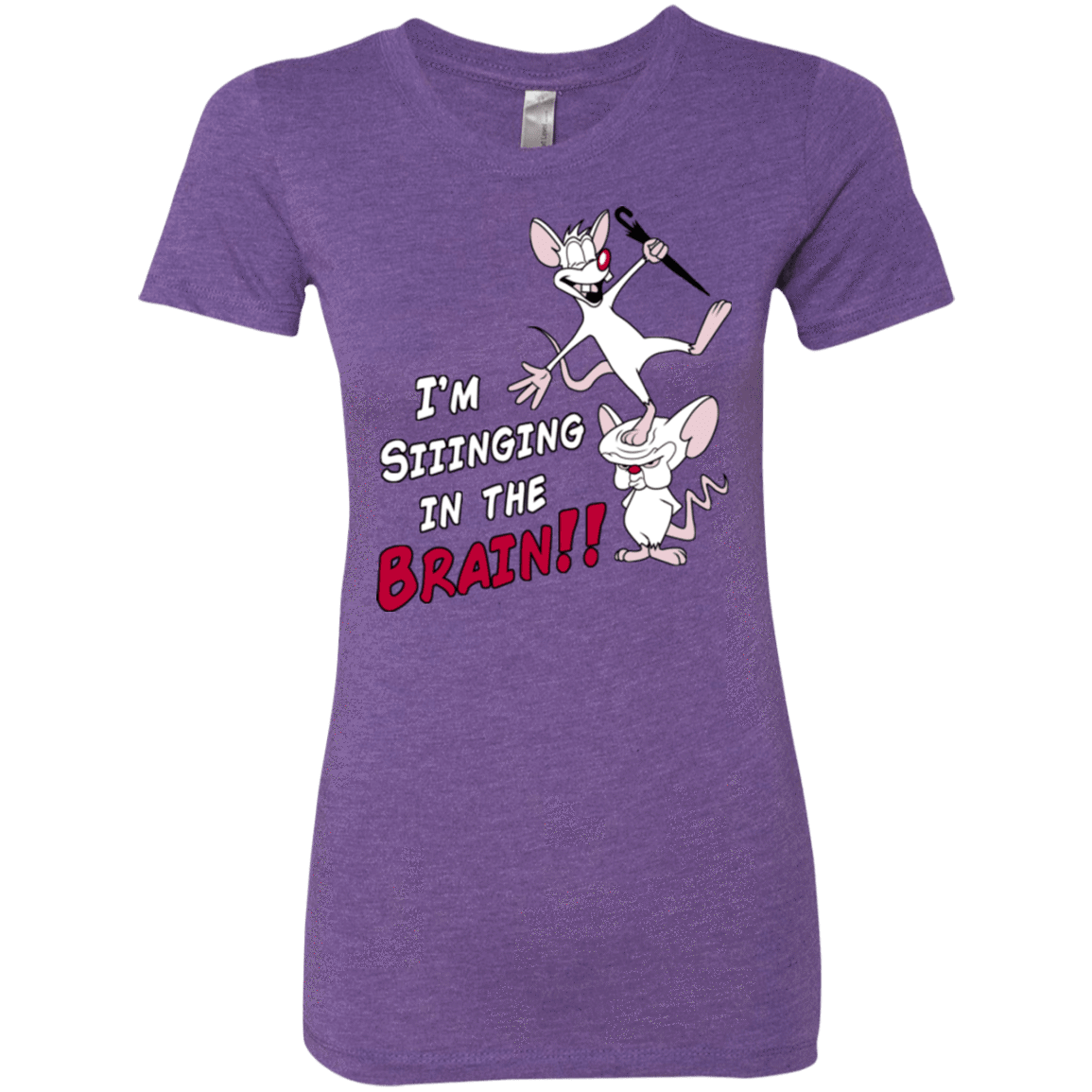 T-Shirts Purple Rush / S Singing In The Brain Women's Triblend T-Shirt