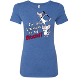 T-Shirts Vintage Royal / S Singing In The Brain Women's Triblend T-Shirt