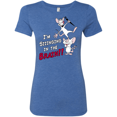 T-Shirts Vintage Royal / S Singing In The Brain Women's Triblend T-Shirt