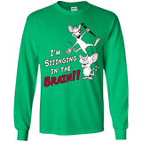 T-Shirts Irish Green / YS Singing In The Brain Youth Long Sleeve T-Shirt