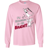 T-Shirts Light Pink / YS Singing In The Brain Youth Long Sleeve T-Shirt