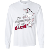 T-Shirts White / YS Singing In The Brain Youth Long Sleeve T-Shirt