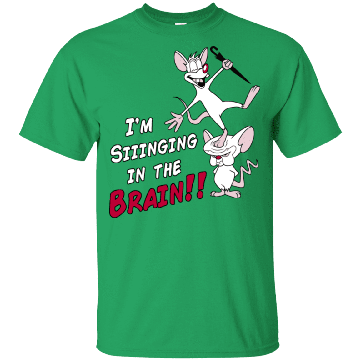 T-Shirts Irish Green / YXS Singing In The Brain Youth T-Shirt