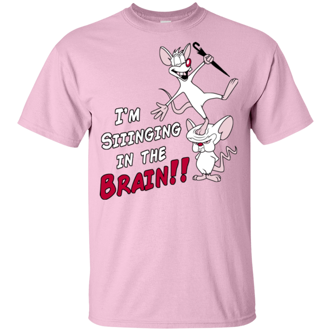 T-Shirts Light Pink / YXS Singing In The Brain Youth T-Shirt