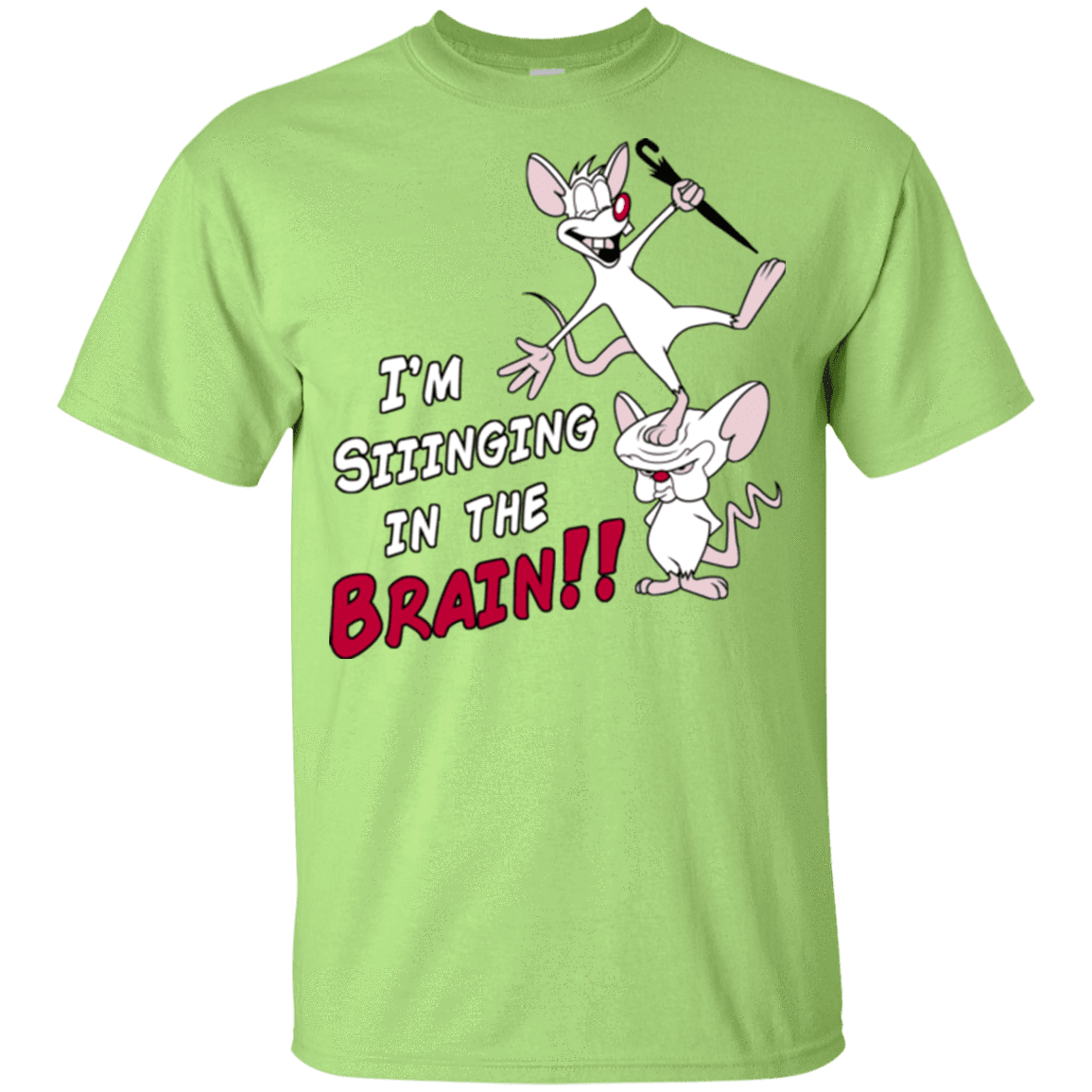 T-Shirts Mint Green / YXS Singing In The Brain Youth T-Shirt