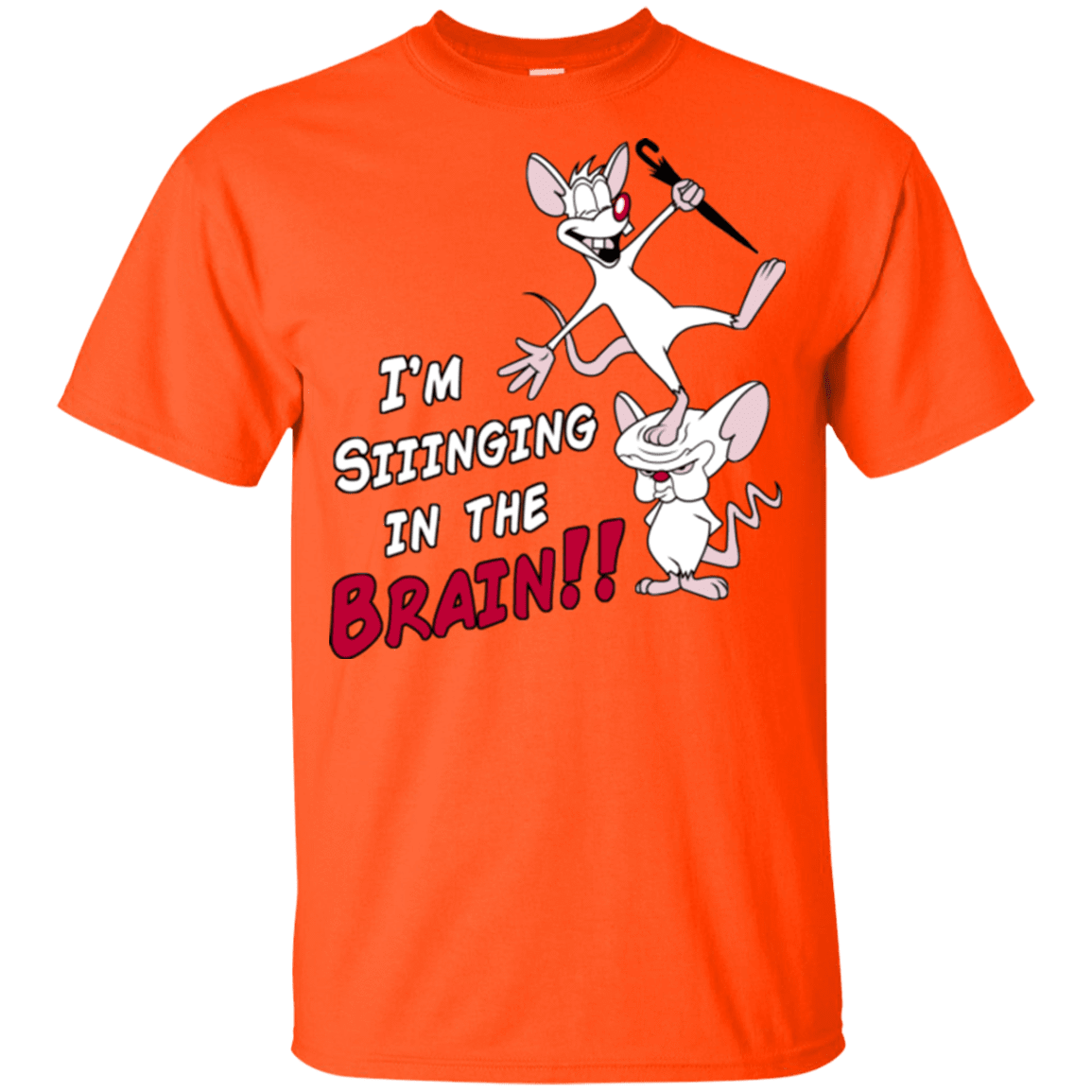 T-Shirts Orange / YXS Singing In The Brain Youth T-Shirt