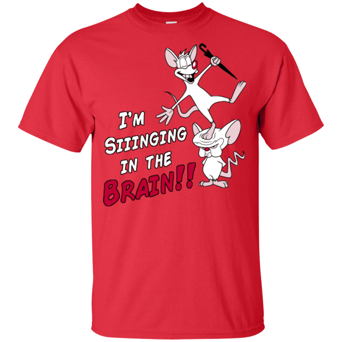 T-Shirts Red / YXS Singing In The Brain Youth T-Shirt