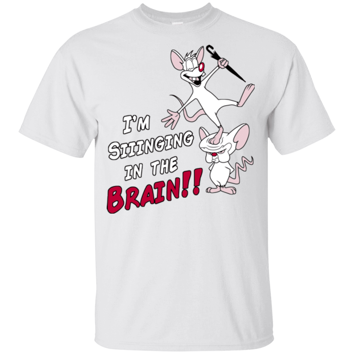 T-Shirts White / YXS Singing In The Brain Youth T-Shirt