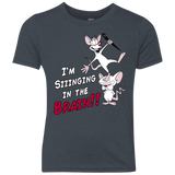 T-Shirts Vintage Navy / YXS Singing In The Brain Youth Triblend T-Shirt