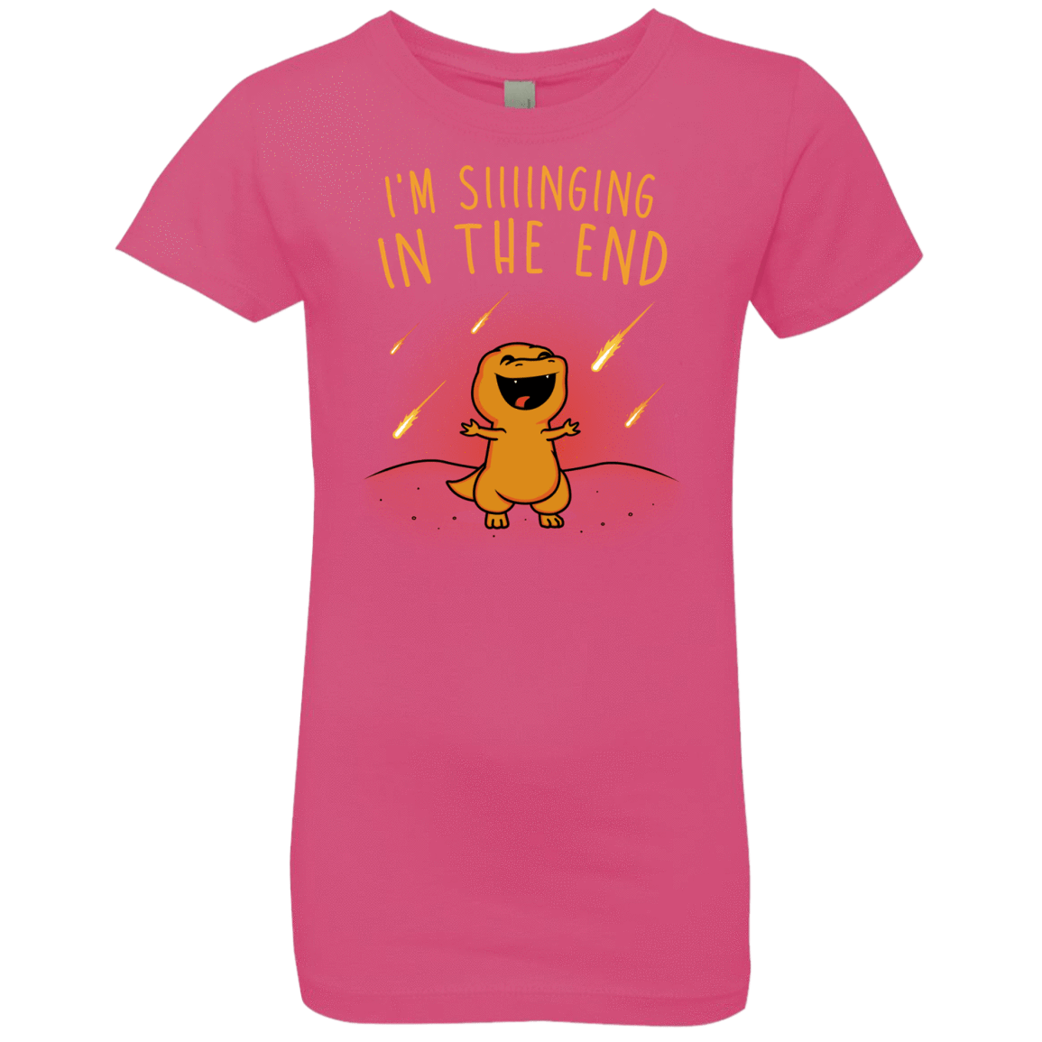 T-Shirts Hot Pink / YXS Singing in the End Girls Premium T-Shirt