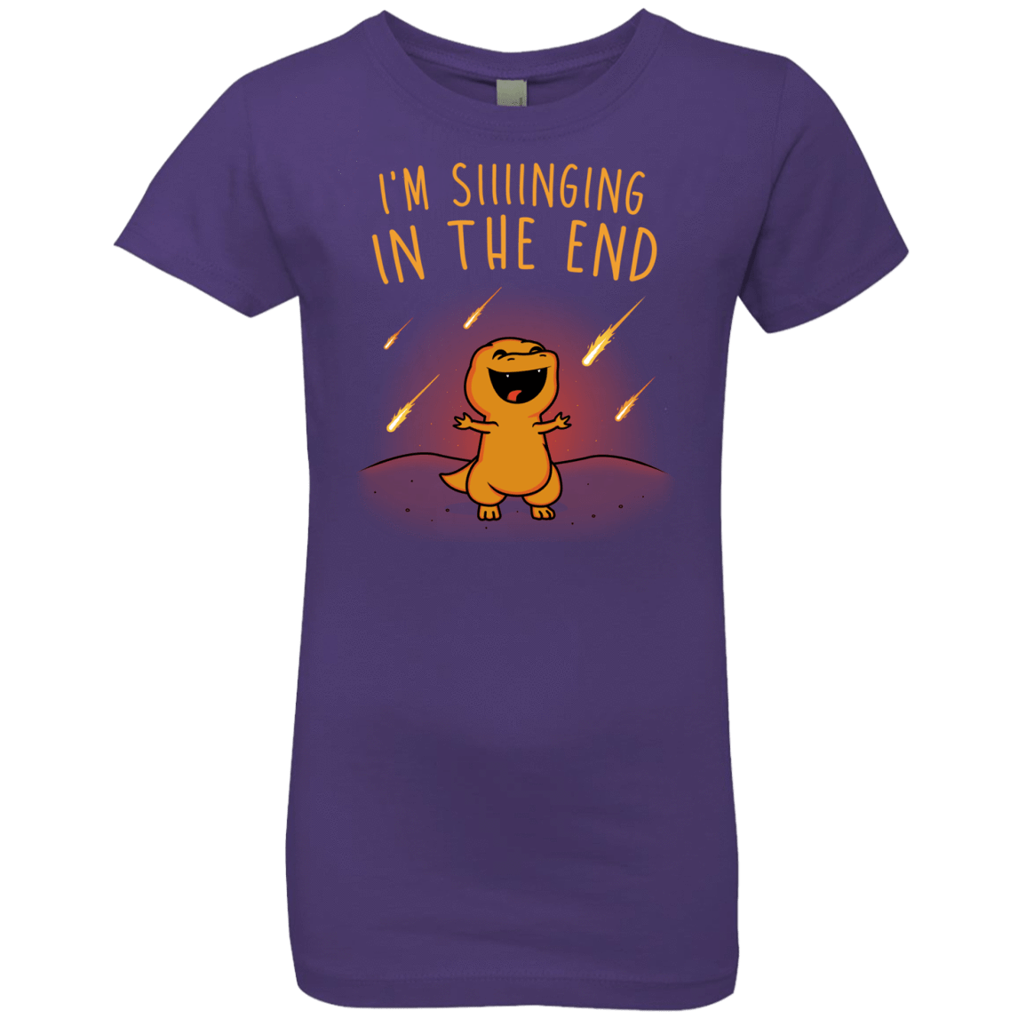T-Shirts Purple Rush / YXS Singing in the End Girls Premium T-Shirt
