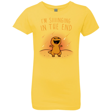 T-Shirts Vibrant Yellow / YXS Singing in the End Girls Premium T-Shirt