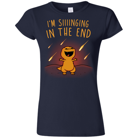 T-Shirts Navy / S Singing in the End Junior Slimmer-Fit T-Shirt