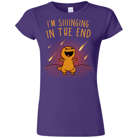 T-Shirts Purple / S Singing in the End Junior Slimmer-Fit T-Shirt