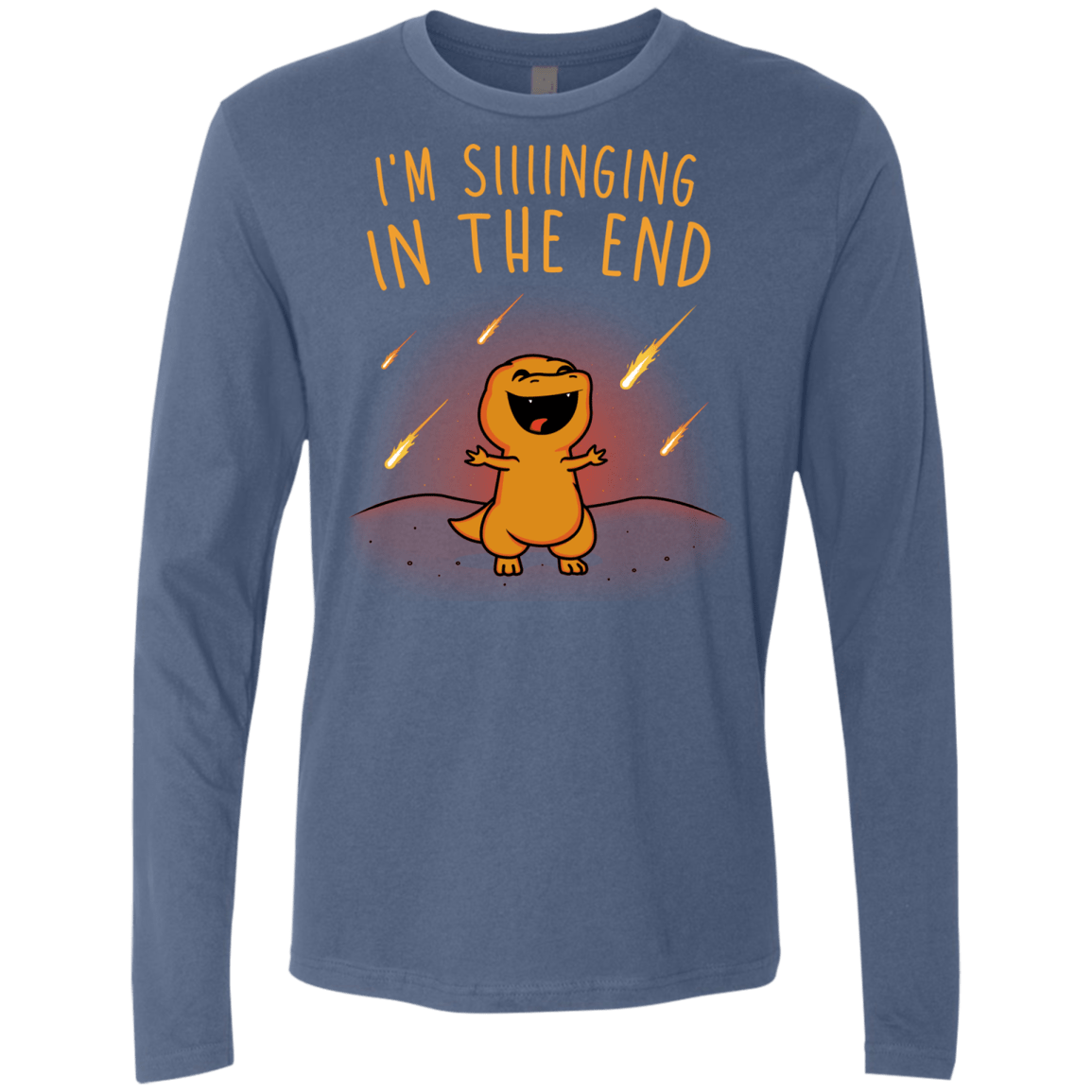 Singing in the End Men's Premium Long Sleeve