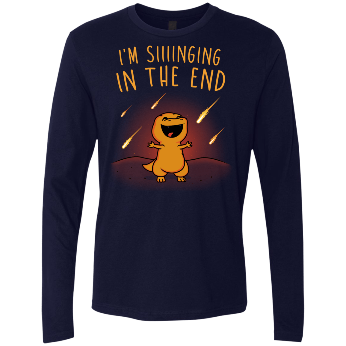 Singing in the End Men's Premium Long Sleeve