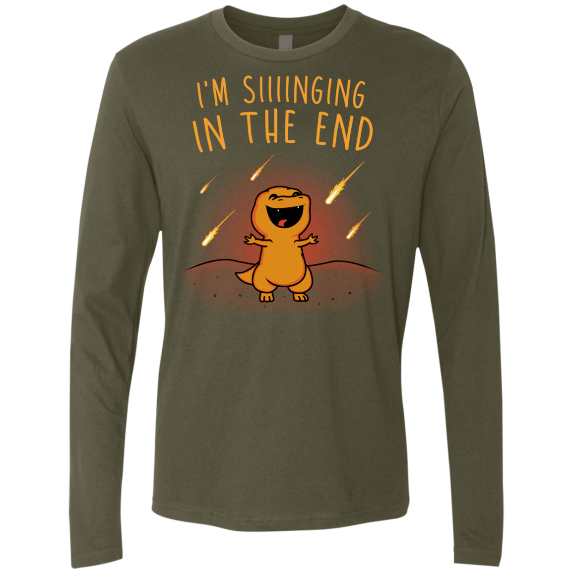 Singing in the End Men's Premium Long Sleeve