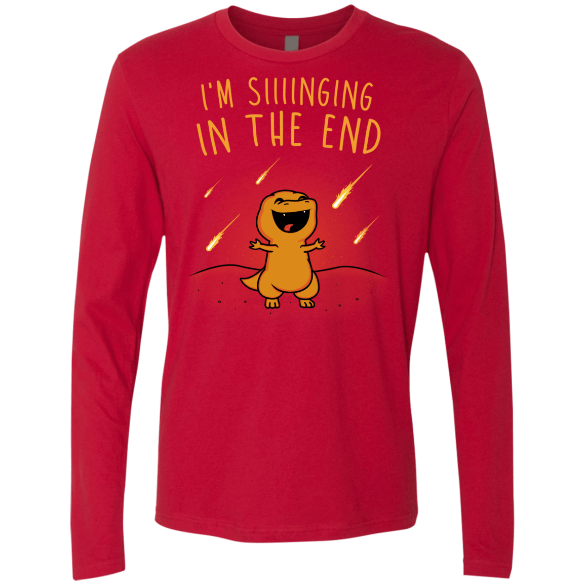 Singing in the End Men's Premium Long Sleeve