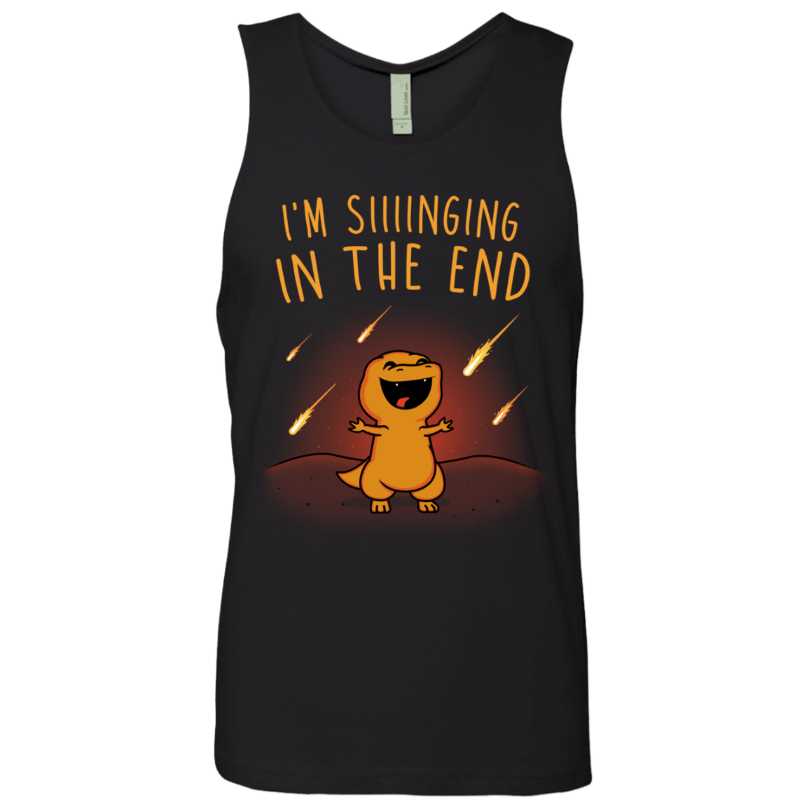 T-Shirts Black / S Singing in the End Men's Premium Tank Top