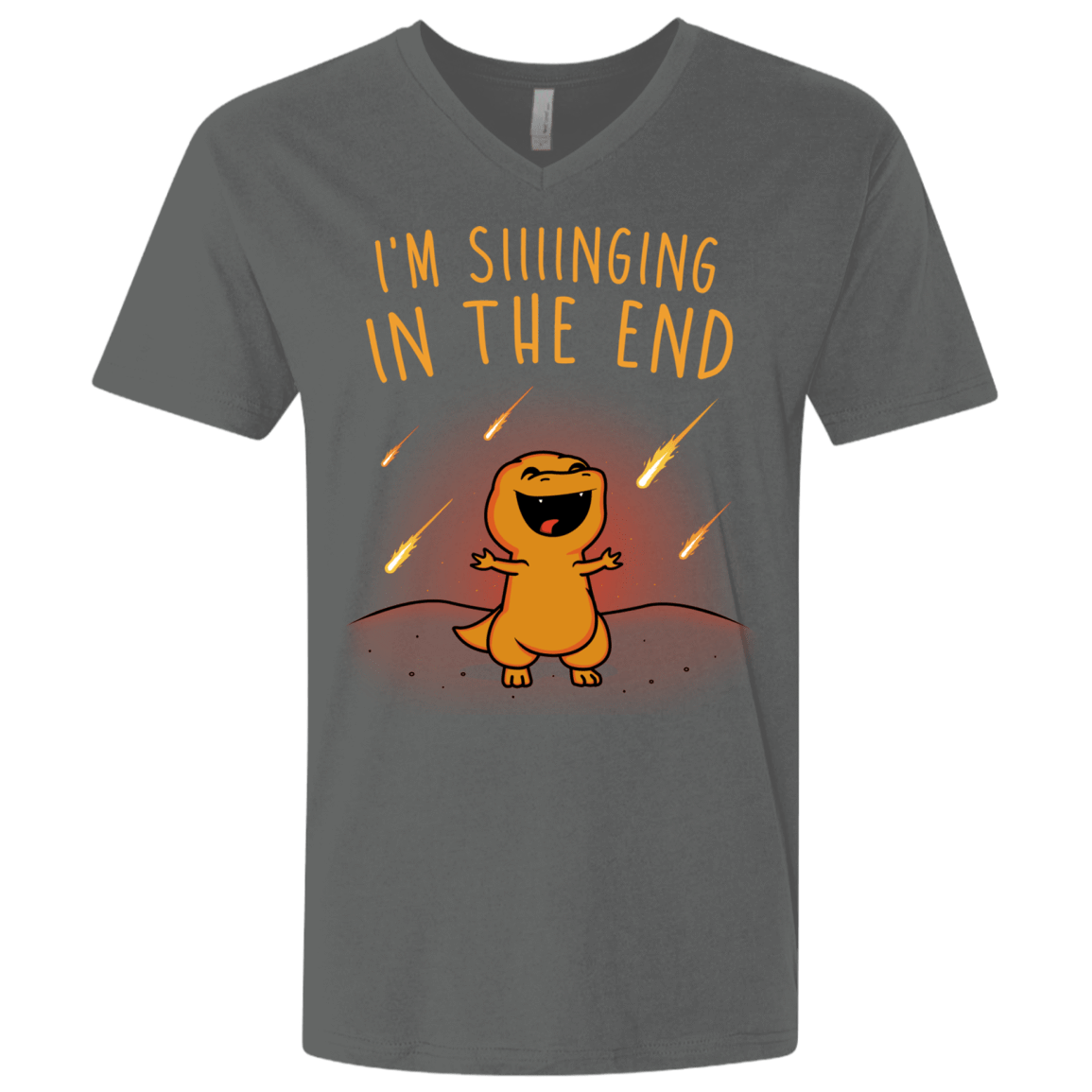 T-Shirts Heavy Metal / X-Small Singing in the End Men's Premium V-Neck