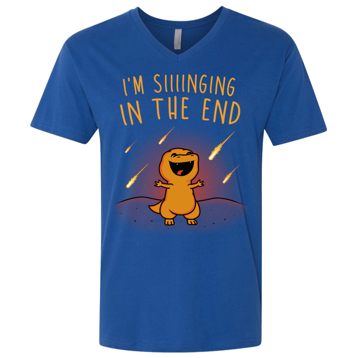 T-Shirts Royal / X-Small Singing in the End Men's Premium V-Neck