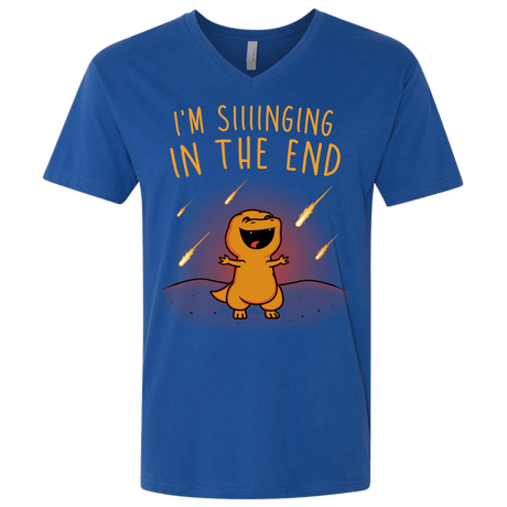 T-Shirts Royal / X-Small Singing in the End Men's Premium V-Neck