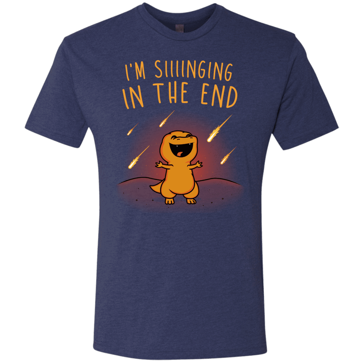 T-Shirts Vintage Navy / S Singing in the End Men's Triblend T-Shirt