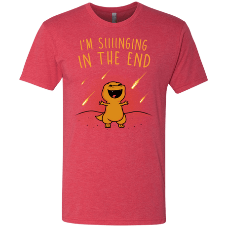 T-Shirts Vintage Red / S Singing in the End Men's Triblend T-Shirt