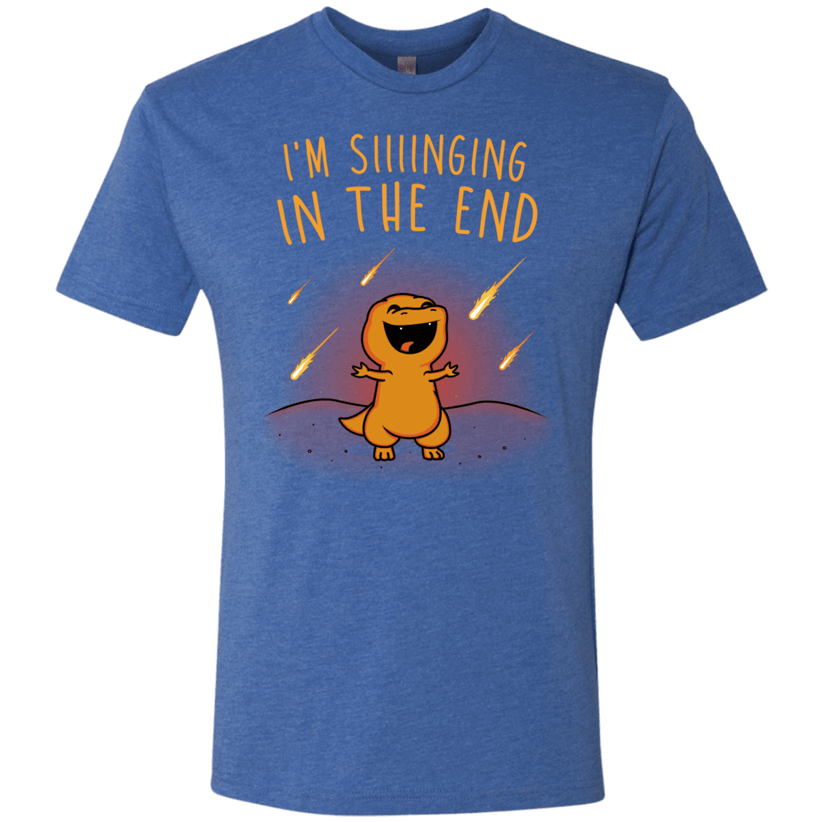 T-Shirts Vintage Royal / S Singing in the End Men's Triblend T-Shirt