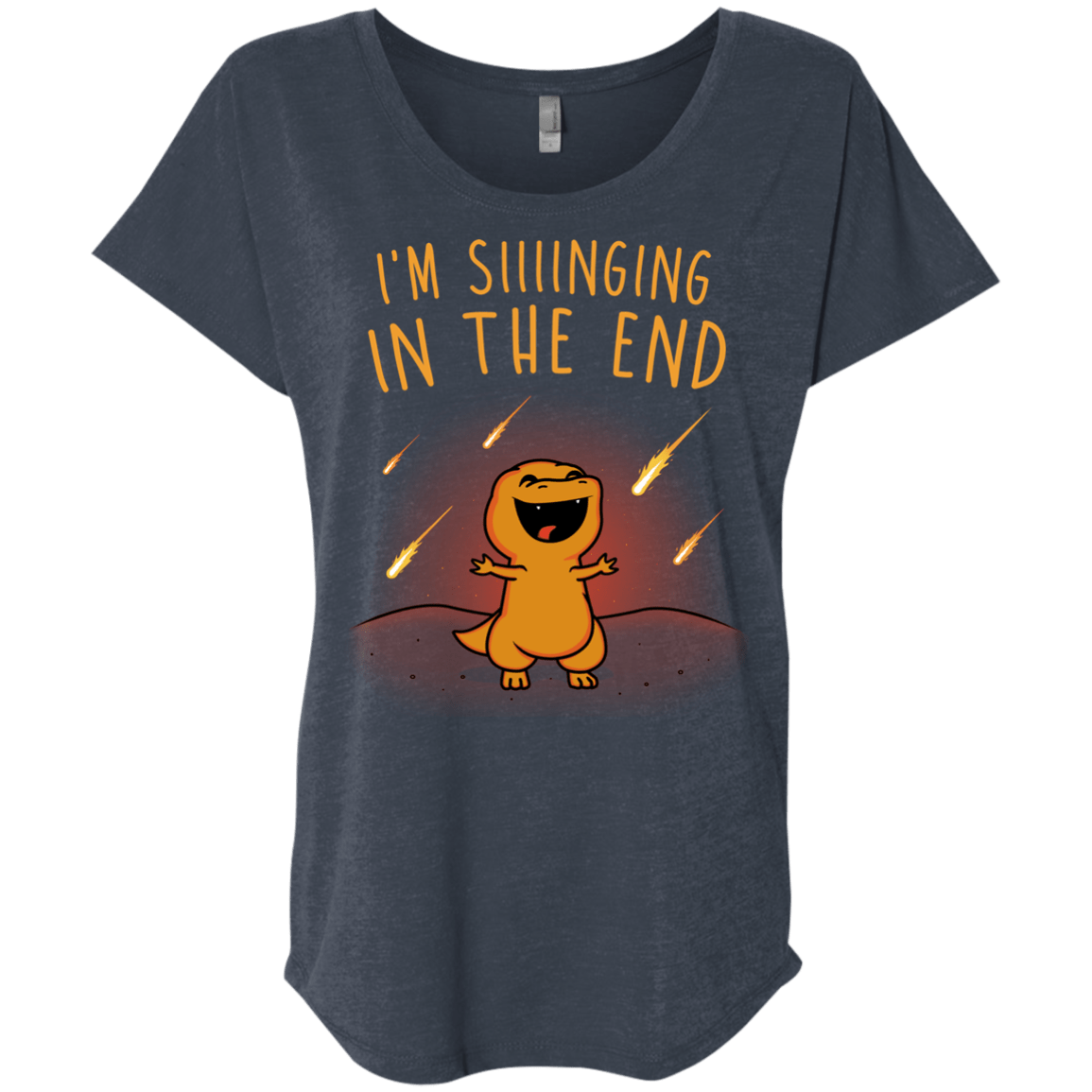 Singing in the End Triblend Dolman Sleeve