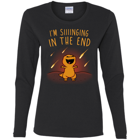 T-Shirts Black / S Singing in the End Women's Long Sleeve T-Shirt